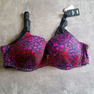 Torrid 42C T-Shirt Bra New Purple Underwire
